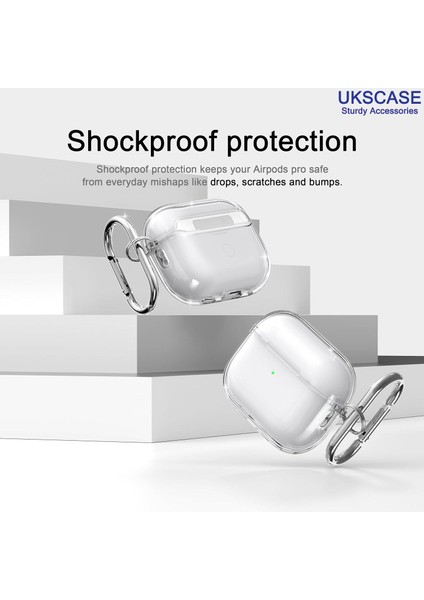 Airpods Pro 3 (3. NESIL/2025) Uyumlu Kristal Şeffaf Kılıf ve Temizlik Kiti modelleri