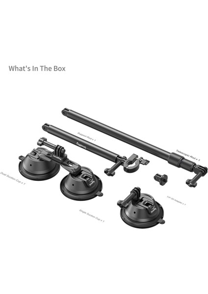 4380 INSTA360 X3 X4 X5 ve Aksiyon Kameralar Için Vakumlu Araç Montaj Seti fiyatları