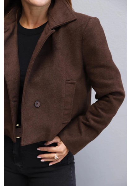 Kahve Kısa Kaşe Ceket fiyatları