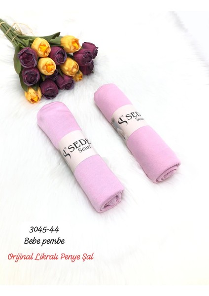 3045 Lüks Likralı Penye Şal