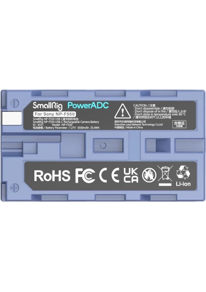 4331 NP-F550 Usb-C Şarj Edilebilir Kamera Pili modelleri