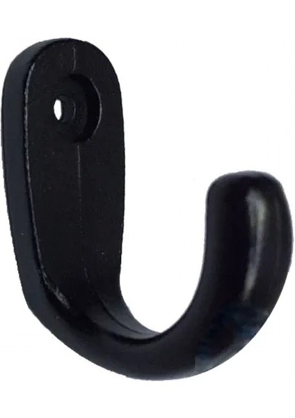 Büyük Tekli Fincan Askı, Dekor Askısı - Siyah, 100 Adet, 12X23X30 mm