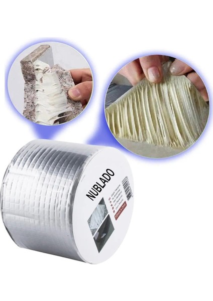 Çatı Izolasyon (72 mm x 2 Mt) Su Sızdırmazlık Geçirmez Yalıtım Çamur Boru Sakız Tamir Bant Bandı. fiyatları