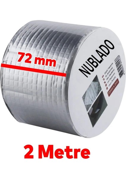 Çatı Izolasyon (72 mm x 2 Mt) Su Sızdırmazlık Geçirmez Yalıtım Çamur Boru Sakız Tamir Bant Bandı. modelleri