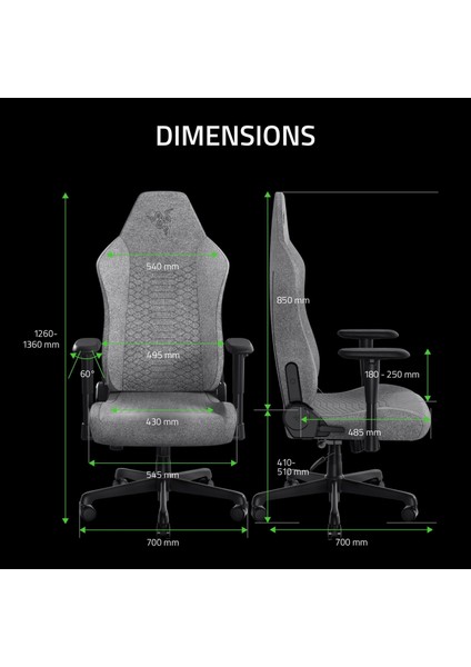 İskur V2 X Açık Gri Oyuncu Koltuğu RZ38-05310200-R3G1 fırsatları
