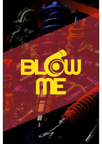 Blow Me Sticker 12X9 cm Jdm Araba-Moto-Laptop Cam Etiket Hologram Etiket Arma Sticker