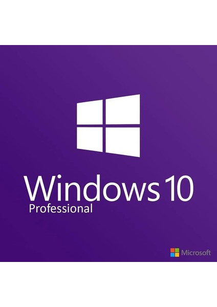 Windows 10 Pro Dijital Lisans Anahtarı Key 32/64 Bit – Ömür Boyu Microsoft