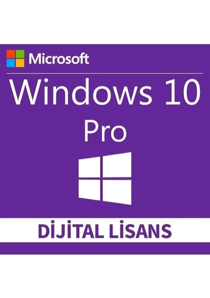 Windows 10 Pro Dijital Lisans Anahtarı Key 32/64 Bit – Ömür Boyu Microsoft fiyatları