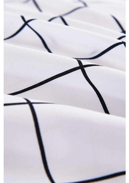 Haven Series Çift Kişilik Pamuklu Nevresim Takımı Ekose Desen – 160X200 Lastikli Çarşaf + Yorgan Kılıfı + 2 Yastık Kılıfı fiyatları