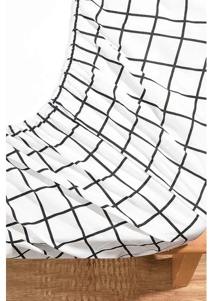 Haven Series Çift Kişilik Pamuklu Nevresim Takımı Ekose Desen – 160X200 Lastikli Çarşaf + Yorgan Kılıfı + 2 Yastık Kılıfı fırsatları