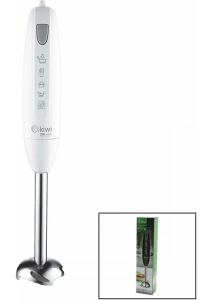 Kiwi KHB-4415 Çubuk El Blender Çelik Uçlu Dc Motor - 300W (4887)