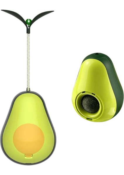 Kediler Için Mama Hazneli ve Kedi Naneli Avakado Şeklinde Oyuncak