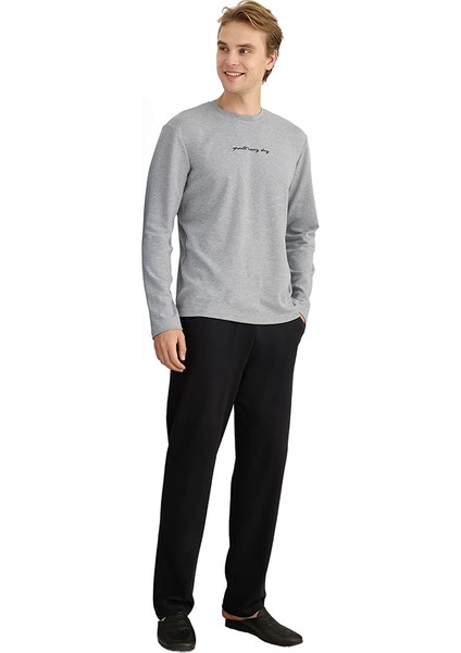 Elitepoint 1911 Erkek O-Yaka Kışlık Pijama Takım