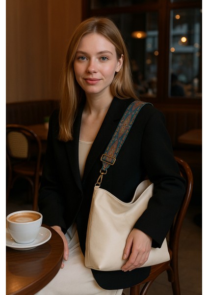 Lüks Dukuma Kolon Askılı Omuz Çantası