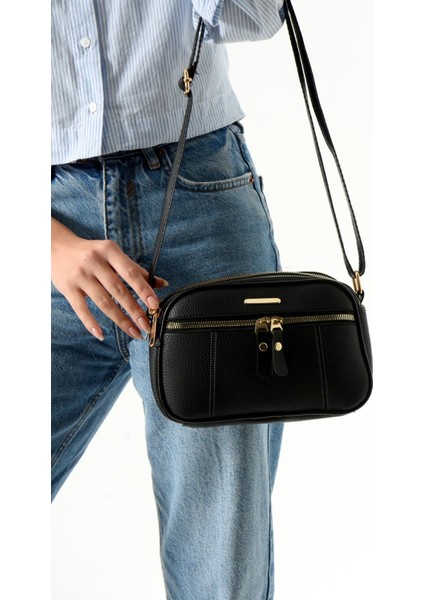 Kadın Lüks Çapraz Askılı Çok Bölmeli Omuz Çantası fiyatları