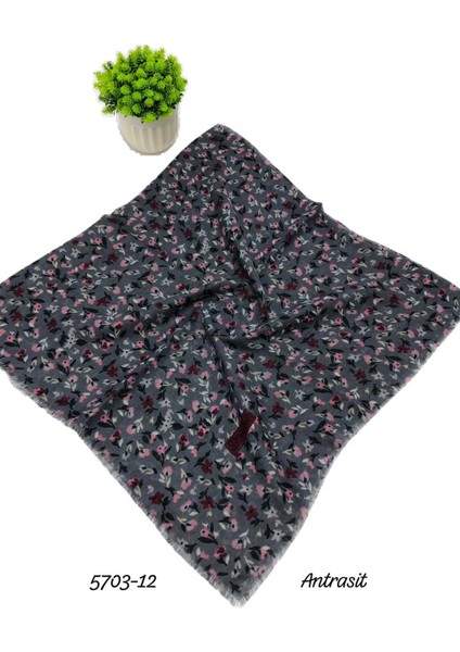 5703 Flamlı Pamuk Eşarp