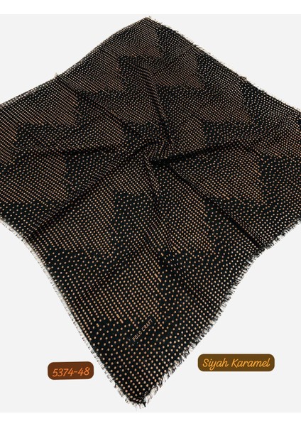 5374 Flamlı Pamuk Eşarp