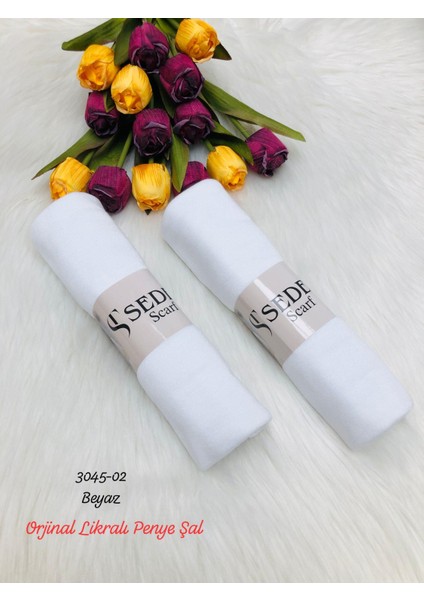 3045 Lüks Likralı Penye Şal