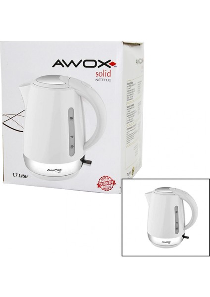 Awox Solid Gizli Rezistans Kettle 1.7lt (4887)