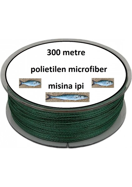 Misina 300M Polietilen Microfiber 2.0 Ip Misina Yeşil