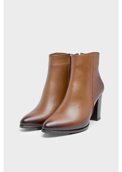 Hakiki Deri Topuklu Kadın Klasik Bot fiyatları