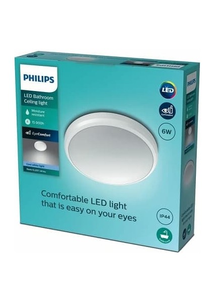 Doris 6 W Tavan Armatür Ilıkbeyaz 4000K Işık IP44 indirimleri