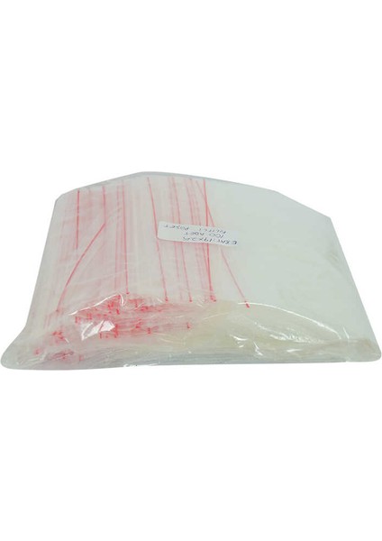 Kilitli Naylon Torba Poşet 19X25 cm Şeffaf 100 Adet 1 Paket modelleri