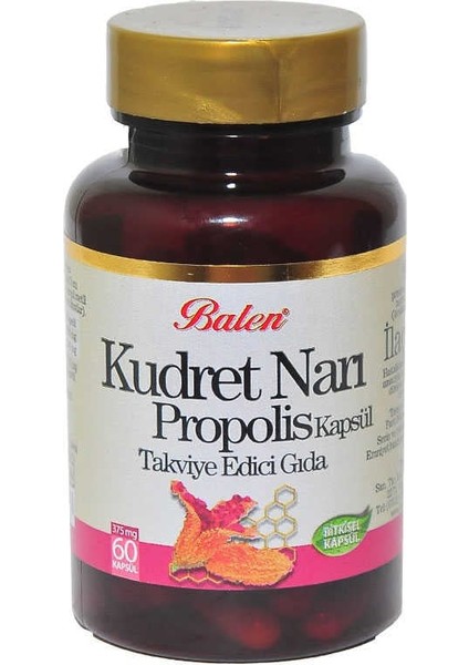 Kudret Narı Propolis 60 Kapsül