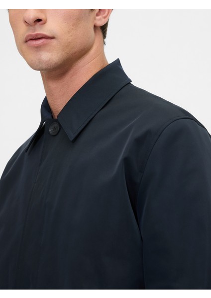 Erkek Lacivert New Mac Trençkot modelleri