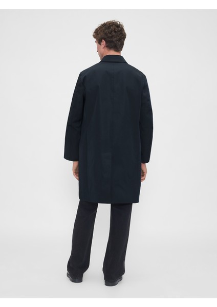 Erkek Lacivert New Mac Trençkot fırsatları