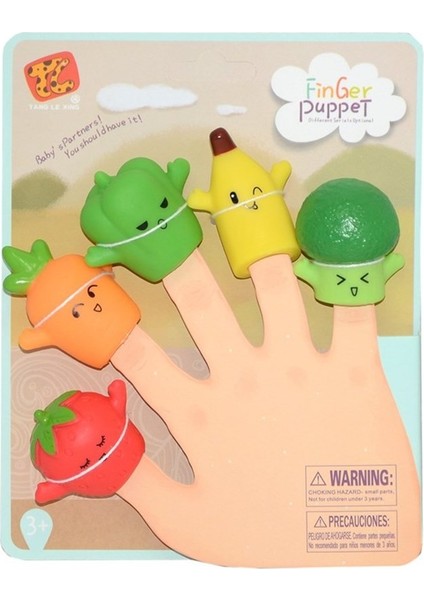 Finger Puppet Meyve Figürlü Parmak Kuklası