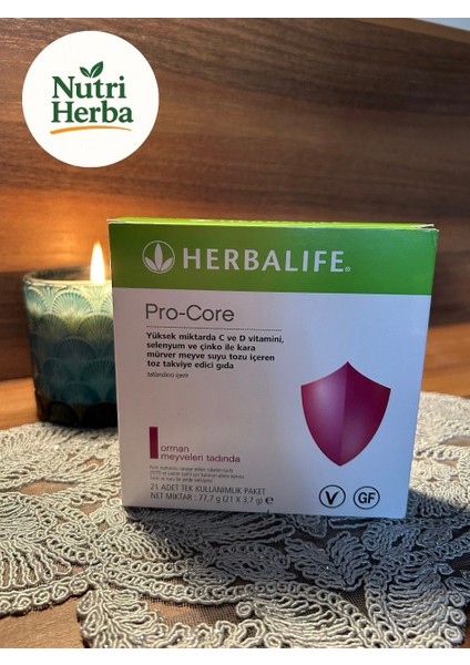 Pro-Core C - D Vitamini Selenyum Çinko Kara Mürver, Orman Meyveleri Tadında 21X3,7G