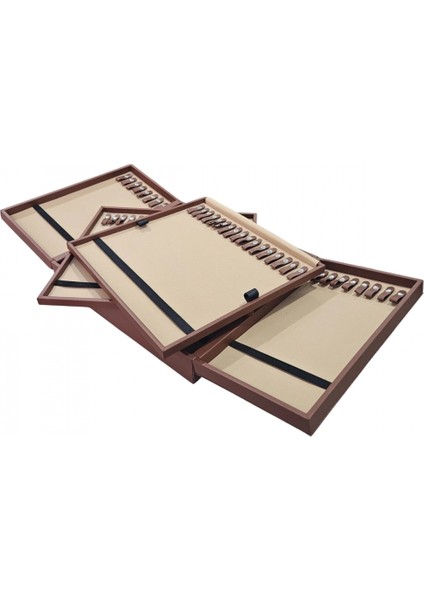 67'li Tesbih (Ahşap Kasa) Taba Deri Kuluplu Çanta 35X38 cm modelleri