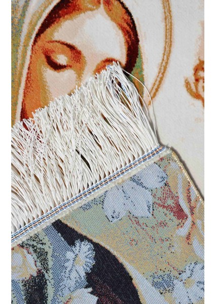 Meryem Ana Portresi Tablo Halı 50X70 cm (0.35 M²) fiyatları