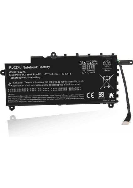 Hp Pavilion 11-N000 X360, PL02XL Notebook Bataryası