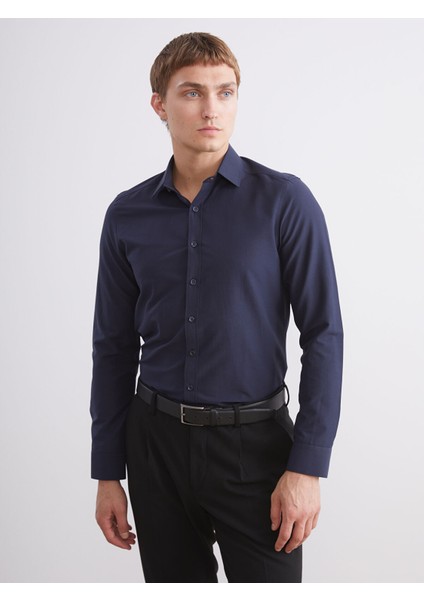 Yeni Sezon Slim Fit Uzun Kollu Poplin Erkek Gömlek fiyatları