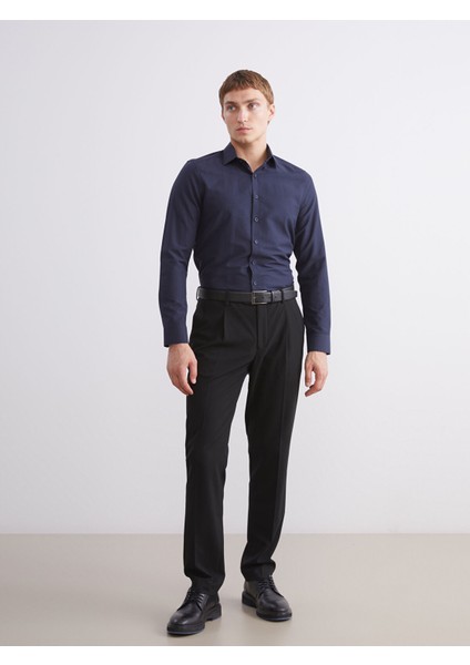 Yeni Sezon Slim Fit Uzun Kollu Poplin Erkek Gömlek modelleri