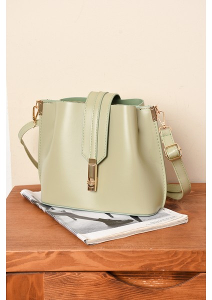 Kadın 3 Bölmeli Elden Tutmalı Omuzdan Asmalı Kaliteli Çanta