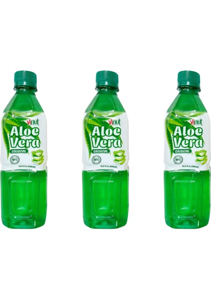 Aloe Vera Parçacıklı Içecek 500 ml X3 Adet