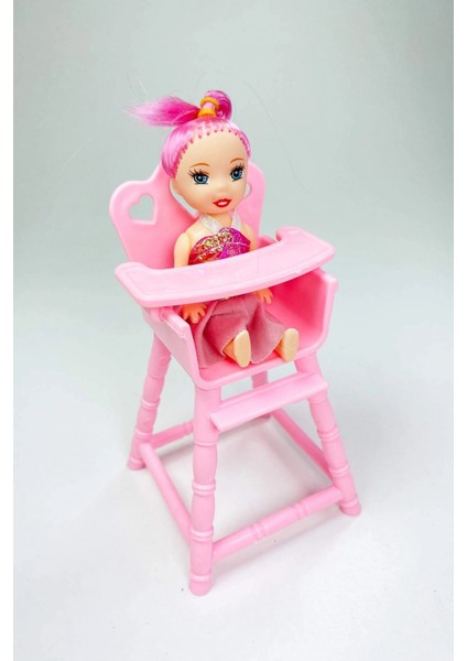 Mama Sandalyeli Parmak Bebek 16 cm