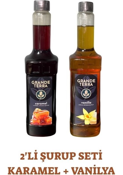 Karamel + Vanilya Şurubu (2 x 750 ml )