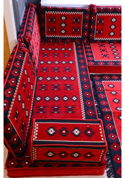 Şark Köşesi Takımı Yemen Modeli Koltuk Takımı Sünger Dahil 15 Parça