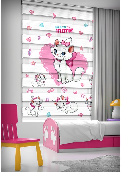 Kedicik Baskılı Plise Pano Perde - Dijital Baskılı Zebra Stor Perde fiyatları