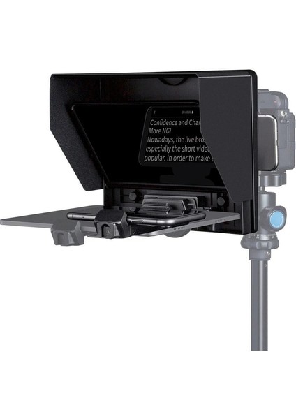 TP10 Taşınabilir 10 Inç Katlanır Teleprompter