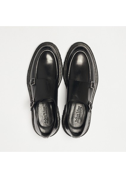 Erkek Oxford ( Klasik) OG-345 John May Siyah Deri