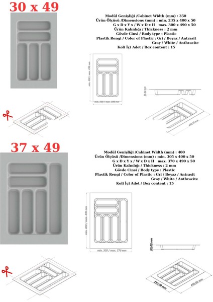 Çekmece Içi Düzenleyici Kaşıklık Mobilya Aksesuarları Kaşıklık ve Kepçelik
