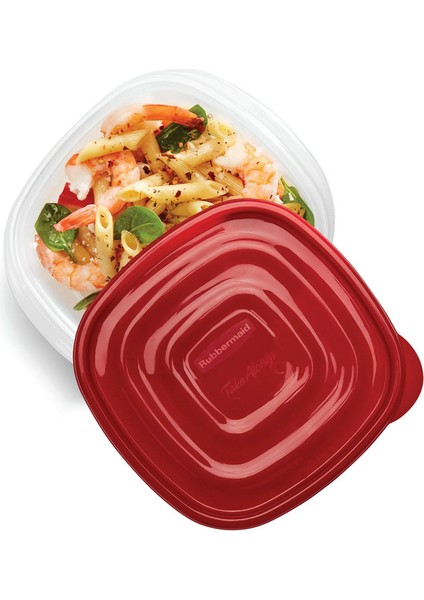 Takealongs 10 Parça Gıda Saklama Kabı Seti – 2.9 Kap (Kırmızı), Mikrodalga ve Bulaşık Makinesi Uyumlu, Bpa Içermez fırsatları