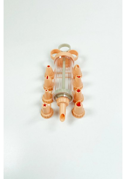 9 Başlıklı Pasta Süsleme Krema Pompası Dekoratif Kek Krema Pompası