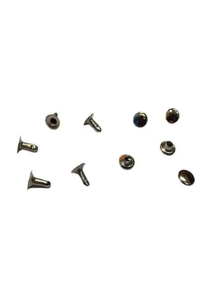 Rivet Perçin - 7mm, Nikel, 1000 Adet