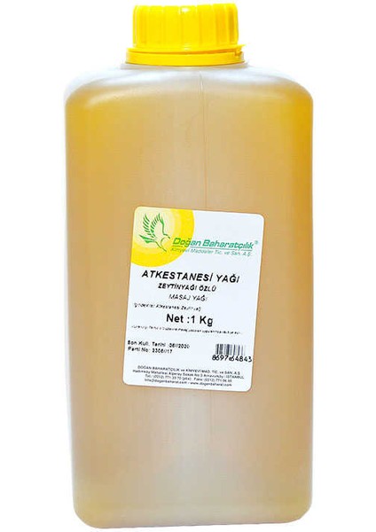 At Kestanesi Yağı Pet Bidon 1000 gr